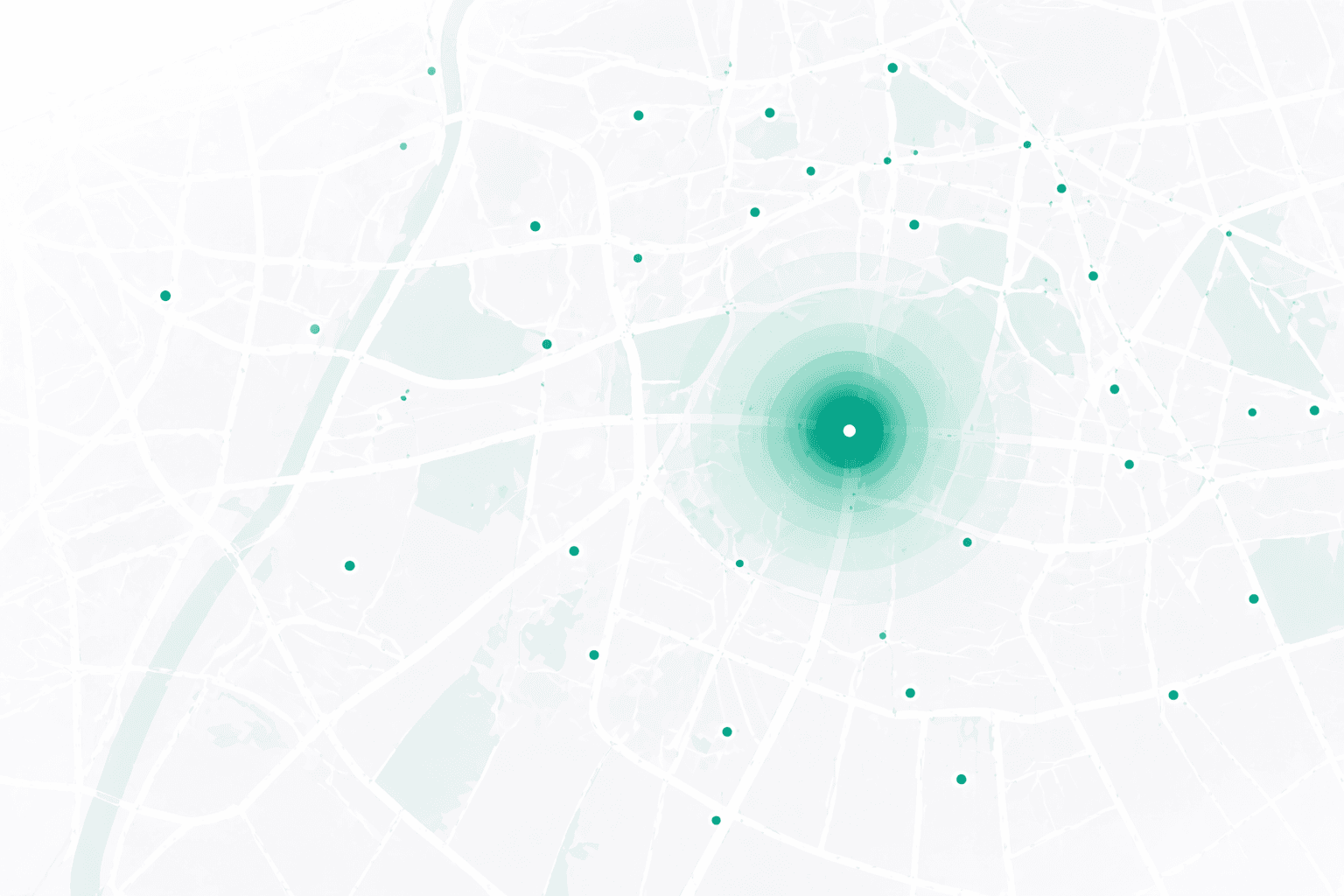 Mapa transakcji z Rejestru Cen Nieruchomości